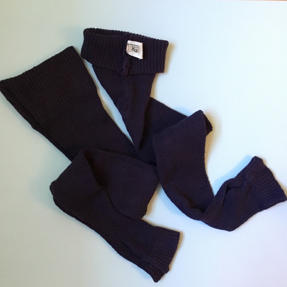 kd new york 32” cotton stirrup legwarmers